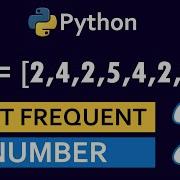 Finding Most Frequent Element From List In Python CodingFacts CF
