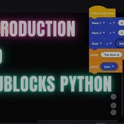 Introduction To EduBlocks Python Scrtach Coding Scratchame