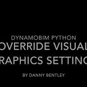 DynamoBIM Python Beginner S Guide How To Override Visual Graphics Settings