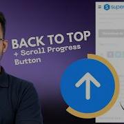 Кнопка Вернуться наверх Прокрутка прогресса в Blogger обновлено