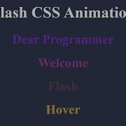 Flash Animation Using HTML CSS CSS Animation Tutorials