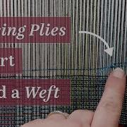 The Split Ply Weft Join To Start Or Finish A Weft Thread