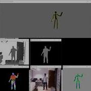 Real Time 3D Human Body Model And Skeleton Using Kinect