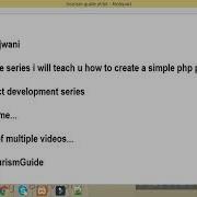 Tourism Guide Project PHP MYSQL Part 1 By Pankaj Panjwani