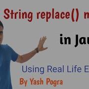 Java String Replace Method Replace Method In Java Example