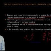 Mod12lec92 Evaluation Of Word Vectors