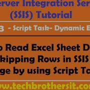 How To Read Excel Sheet Data After Skipping Rows In SSIS Package By Using Script Task P163