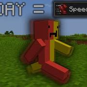Minecraft But Speed Rises Every Second