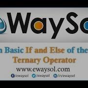 Basic If And Else Of The PHP Ternary Operator EWaySol