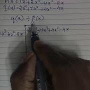 To Find GCD Of Two Polynomials Of Same Degree
