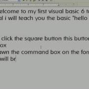 How To Make A Basic Helloworld In Visual Basic 6