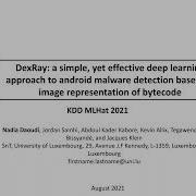 DexRay A Simple Yet Effective Deep Learning Approach To Android Malware Detection Based On Image
