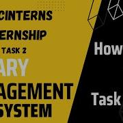 Library Management System Syncinterns Internship Code Task 2 Java Development Internship Code