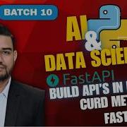 FastAPI CRUD Operations Create Read Update Delete API Batch 10