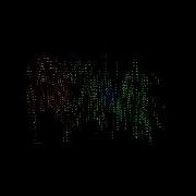 OpenFrameworks 3D LED Fireworks Simulation