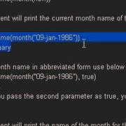 Get The Name Of The Month Of Given Date In QTP