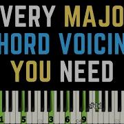 EVERY Major Chord Voicing You Need For Jazz Piano