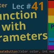 How To Pass Parameters In Flutter Function Flutter In Hindi Lec 41