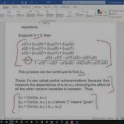 Time Series Analysis ARIMA Partial Autocorrelation Function PACF For ARMA Models