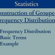 4 Construction Of Grouped Frequency Distribution Sturges Formula Continuous Series Statistics