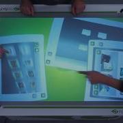 MultiTouch Software On MultiTouch Table AEON