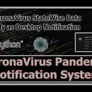 Covid 19 Creating A Realtime CoronaVirus Outbreak Notification System Using Python Programming