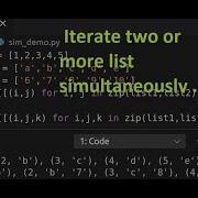Iterate Two Or More List Simultaneously In Python