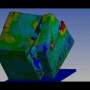ANSYS WB Explicit Dynamics FEA Simulation Of An Accelerated Drop Test Of A Radio Assembly