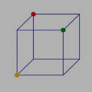 Python Animation Spheres Travelling On A Cube
