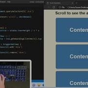 ASMR Programming Scroll Animation Using HTML CSS And JavaScript No Talking