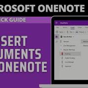 Inserting Other Documents Into Your OneNote