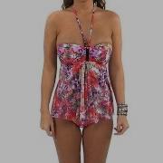Profile By Gottex Tropical Mirror Mesh Tankini Top SwimOutlet Com