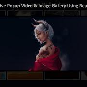 Responsive Popup Video Image Gallery Using ReactJS CSS