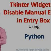 Tkinter Widget Create Entry Box For Input And Output Disable Entry Box For Output Field