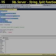 SQL Server String Split Function