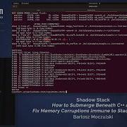 Fix C Stack Corruptions With The Shadow Stack Library Bartosz Moczulski CppCon 2025