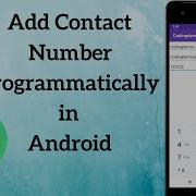 How To Add Contacts Programmatically In Android