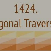 Diagonal Traverse II Leetcode 1424