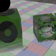 3D Renderman Glass Deep Color Test 1