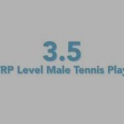 USTA National Tennis Rating Program 3 5 NTRP Level Male Tennis Player