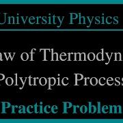 1st Law Of Thermodynamics For A Polytropic Process Physics Equations And Example