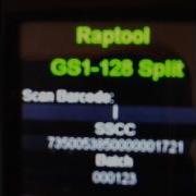 GS1 128 Barcode Split