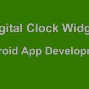 Android Digital Clock TextClock Example