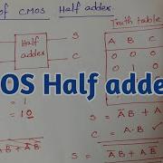 Design Of CMOS Half Adder Step By Step Process Explore The Way