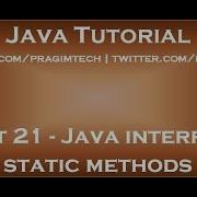 Java Interface Static Methods