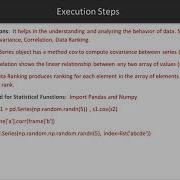 Mastering Python Data Analysis With Pandas Statistical Functions Example Packtpub Com