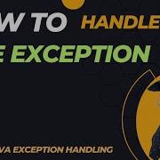 Understanding Try With Catch Block