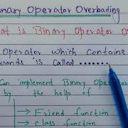 Binary Operator Overloading In C C Program Add Two Numbers Using Binary Operator Overloading