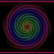 Colored Spiral Hexagon Polygon With Python Turtle