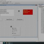 Use Common Dialog Control To Change The Font Back Color And Fore Color Of Textbox In Visual Basic